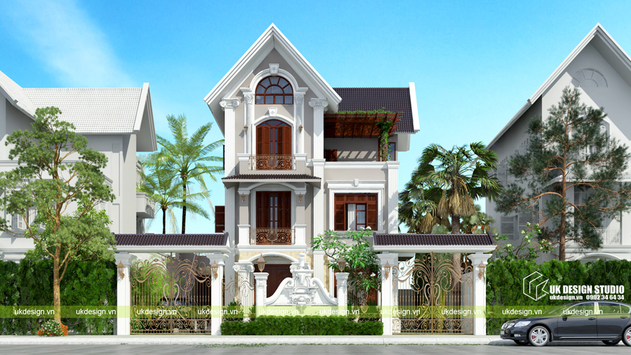biệt thự cổ điển Châu Âu 1 biệt thự cổ điển Châu Âu 1
