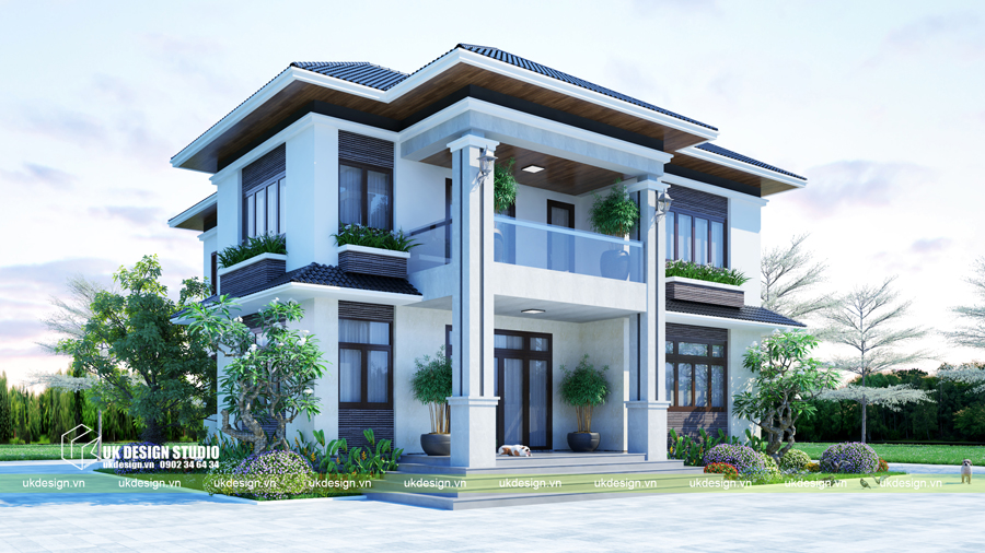 Biệt thự mái Thái 2 tầng 2 Biệt thự mái Thái 2 tầng 2