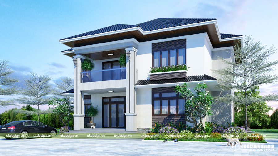 Biệt thự mái Thái 2 tầng 3 Biệt thự mái Thái 2 tầng 3
