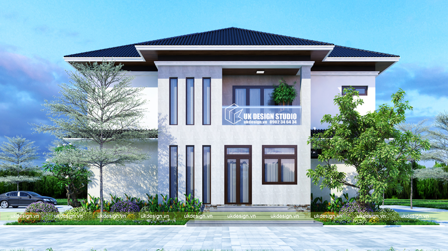 Biệt thự mái Thái 2 tầng 4 Biệt thự mái Thái 2 tầng 4