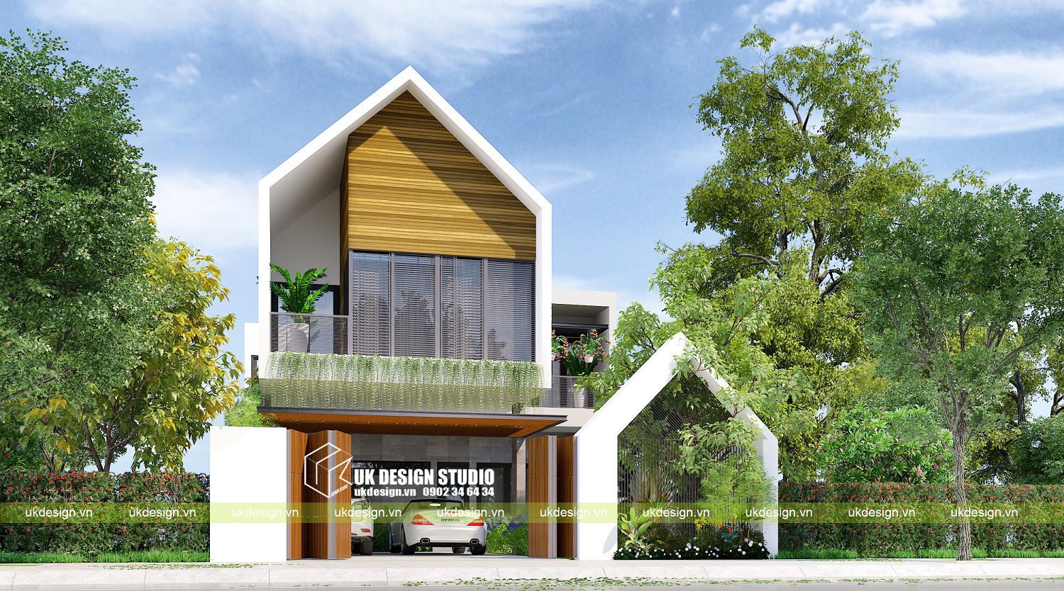Biệt thự hiện đại 2 tầng - b Biệt thự hiện đại 2 tầng - b